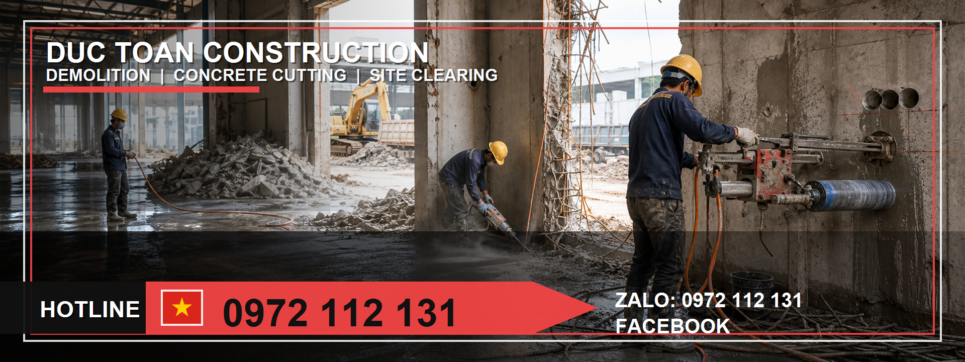đục phá cột bê tông giá rẻ Đồng Tháp